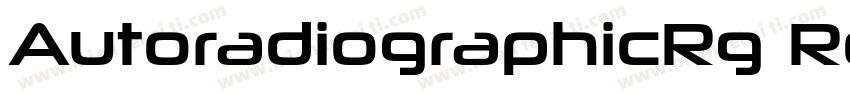 AutoradiographicRg Regular字体转换